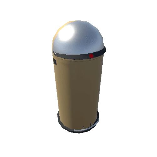 Modern Dustbin_02_Beige